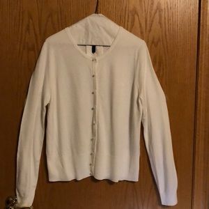 WHBM White Sweater BRAND NEW!